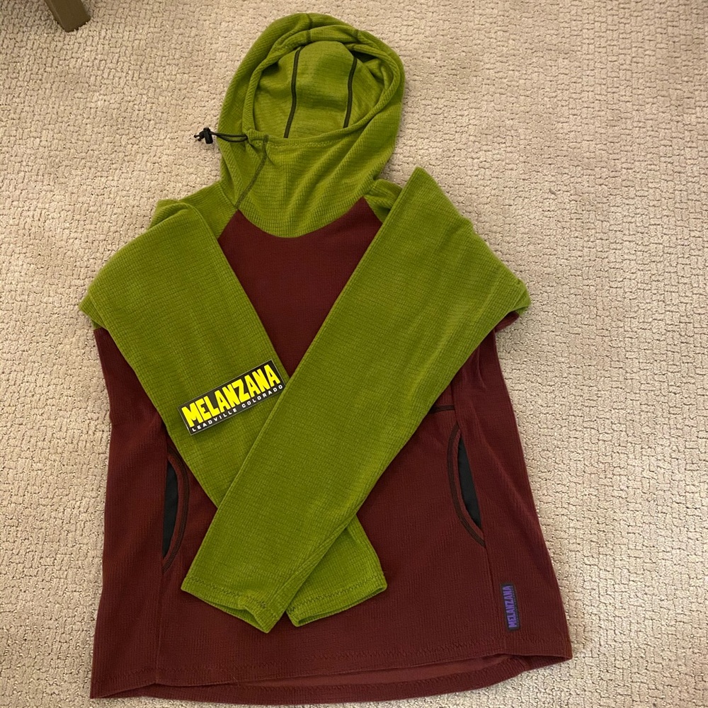 Melanzana Microgrid Hoodie BRAND NEW